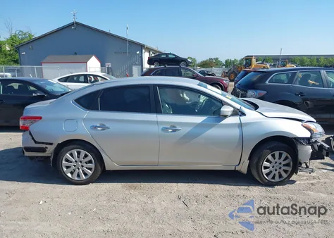 2014 Nissan Sentra Sv from USA, damaged, VIN 1N4AB7AP7EN851411